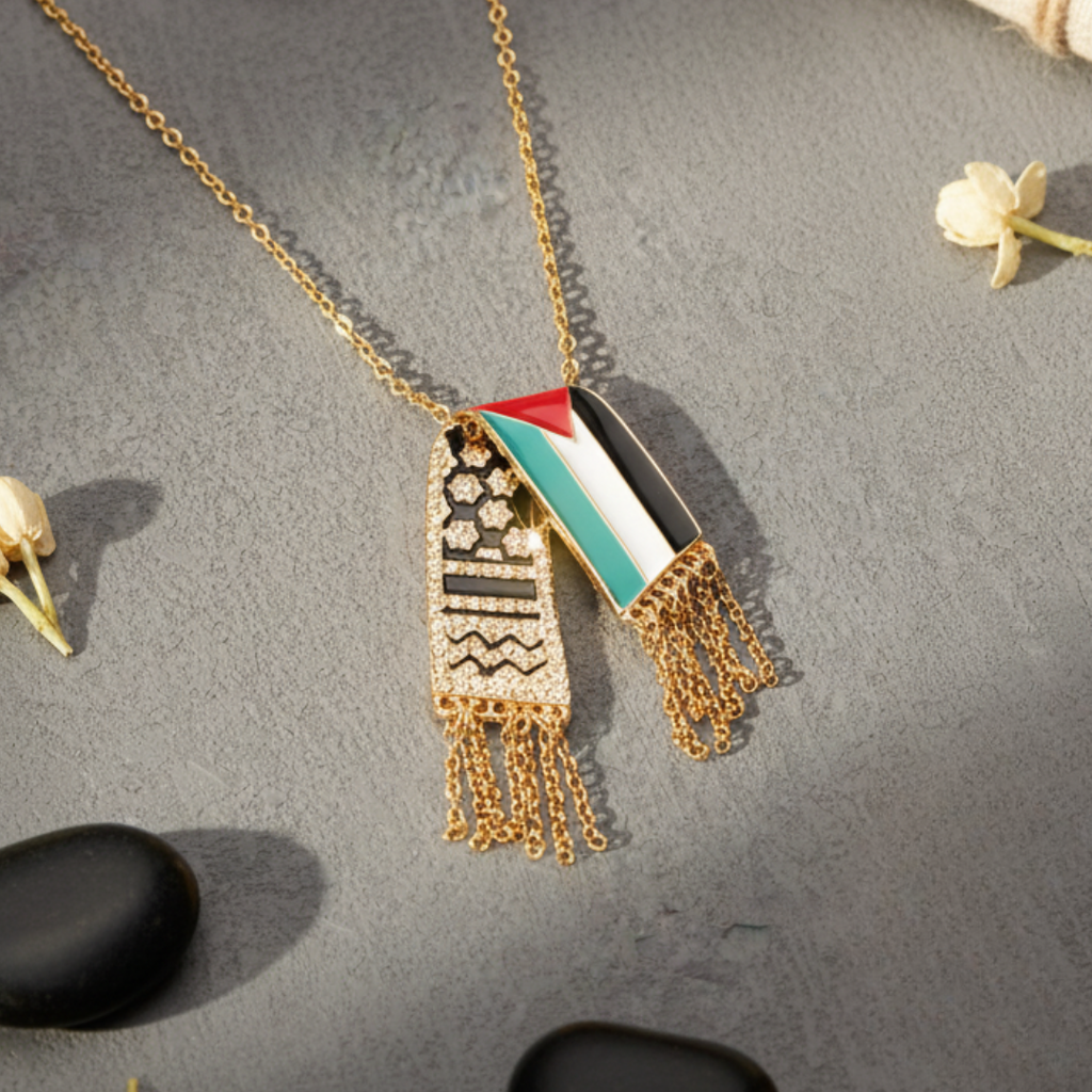 Collier Ummahya Keffiyeh