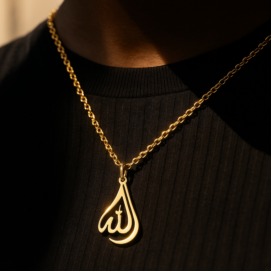 Collier de calligraphie Allah