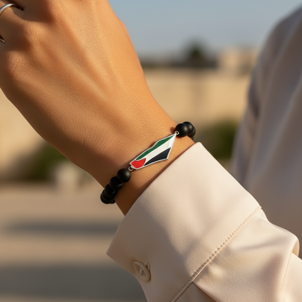 Bracelet de perles Ummahya Palestine