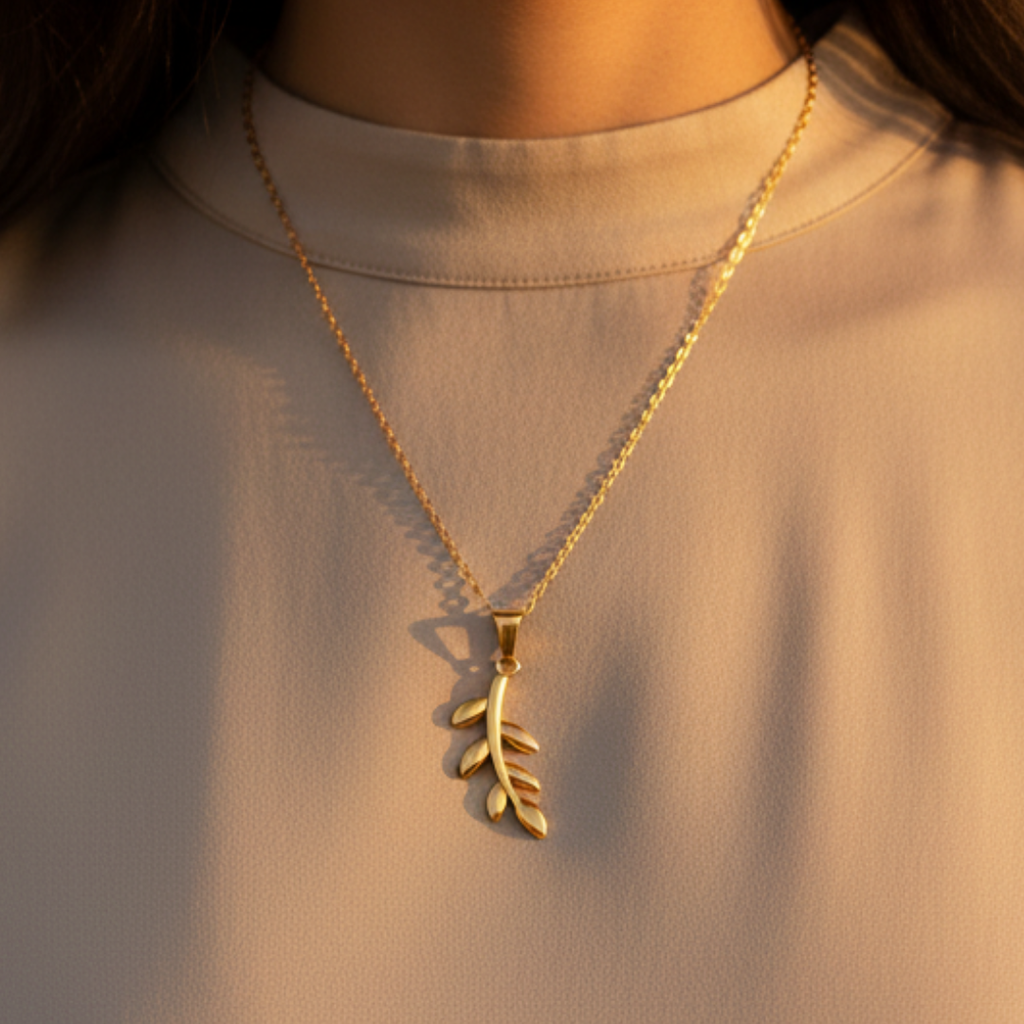 Collier de branches d’olivier Ummahya Palestine