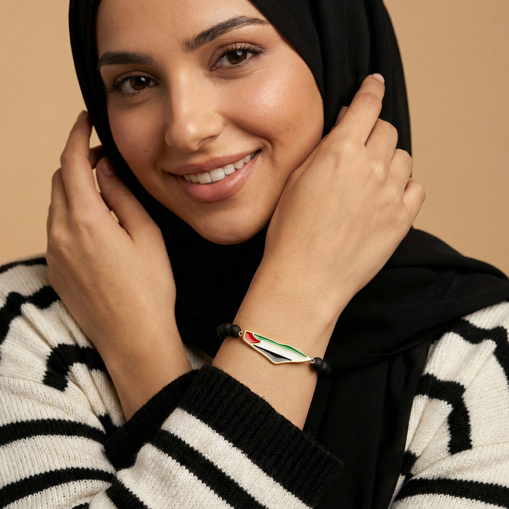 Bracelet de perles Ummahya Palestine