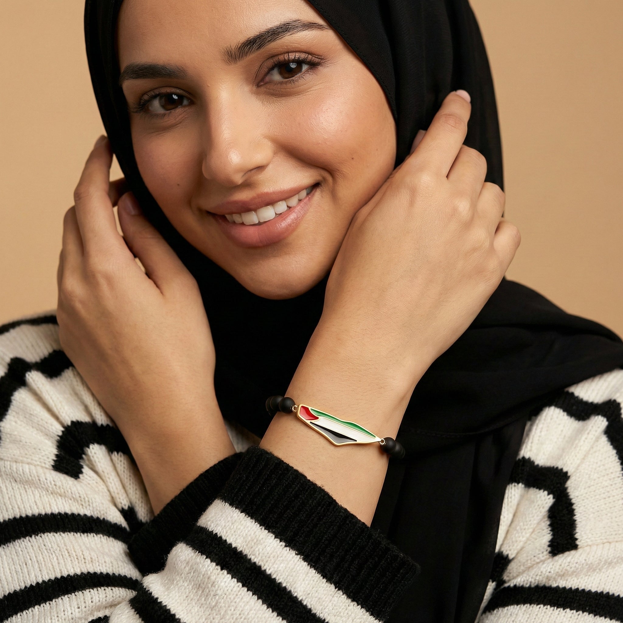 Bracelet de perles Ummahya Palestine