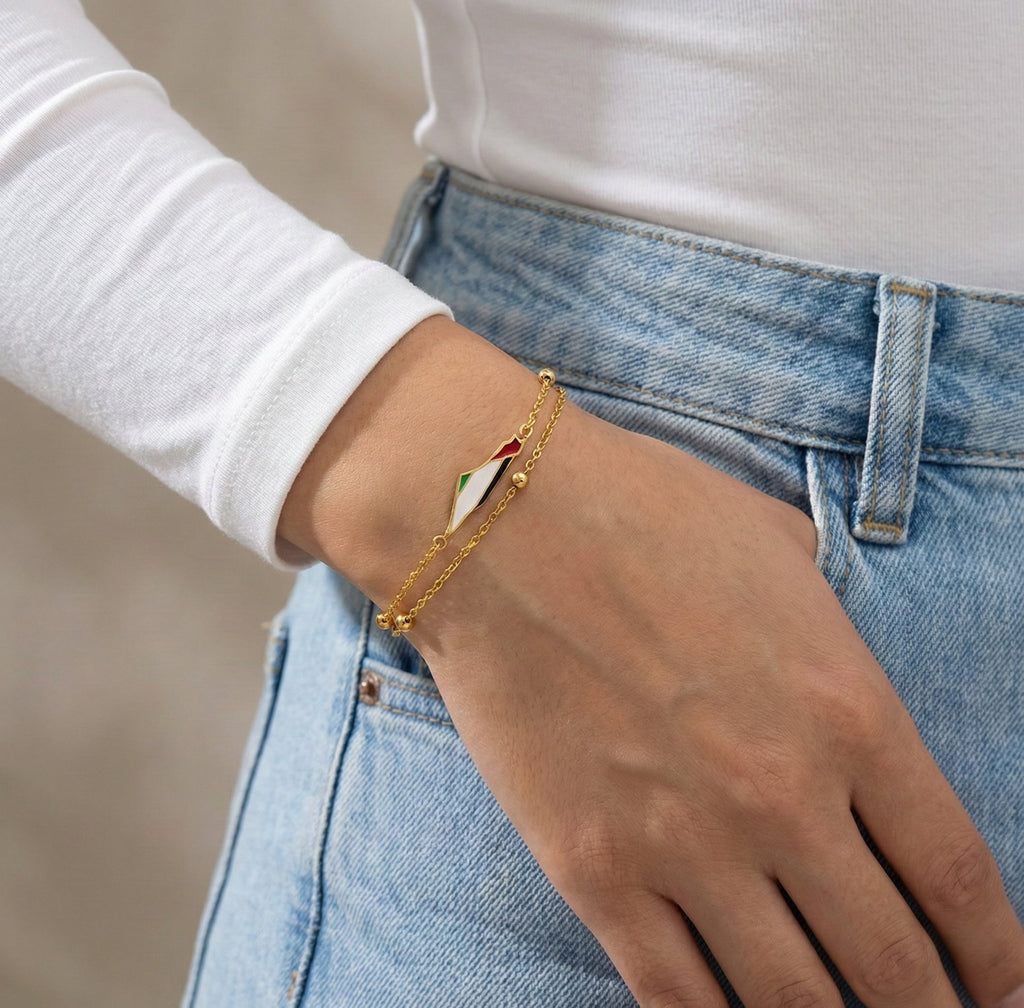 Bracelet carte Ummahya Palestine