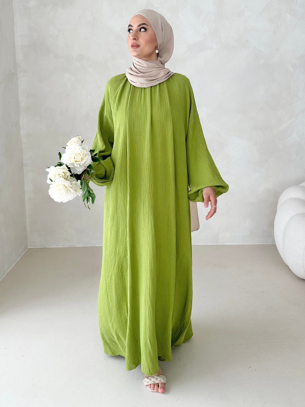 Robe en mousseline