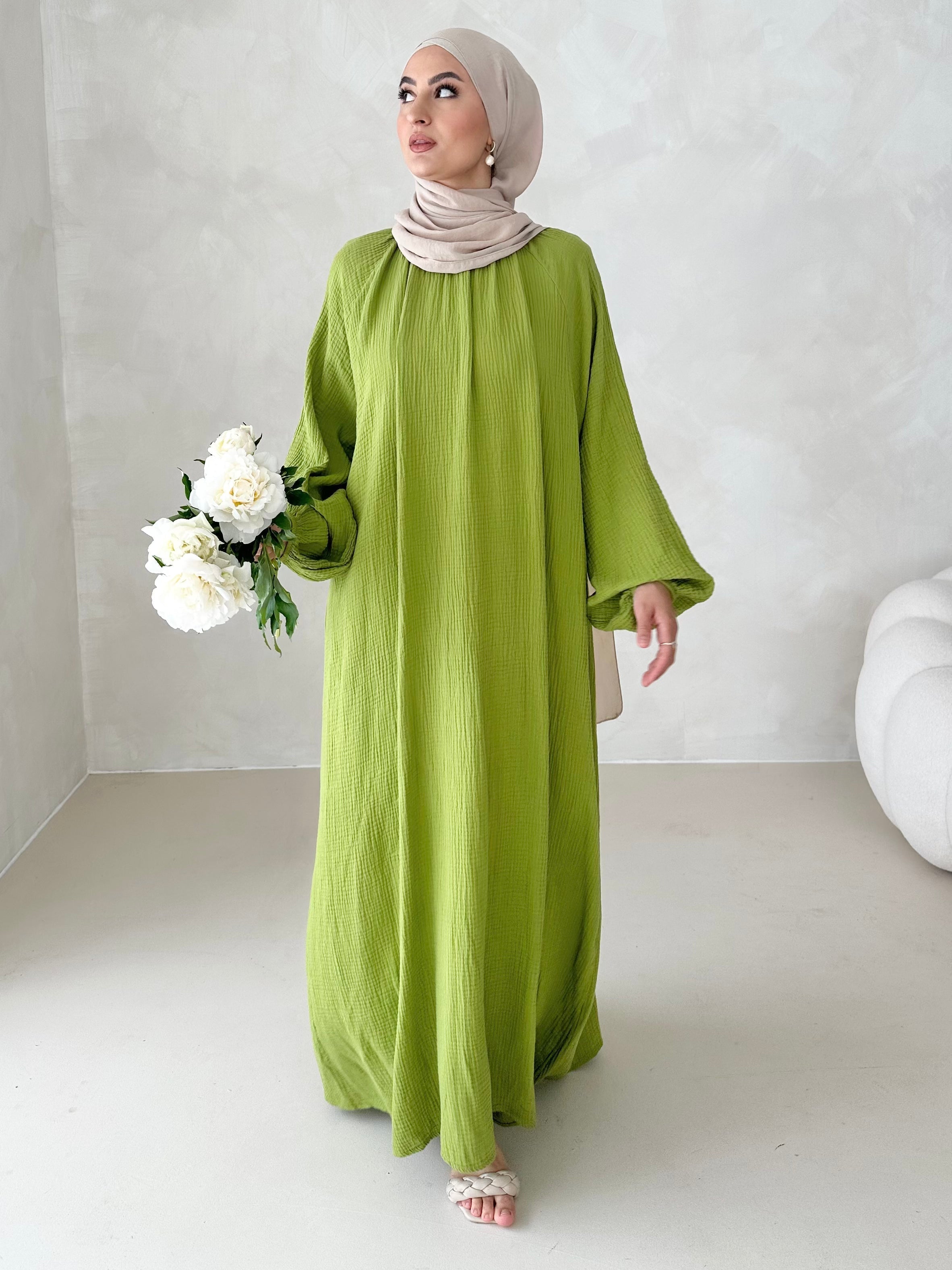 Robe en mousseline