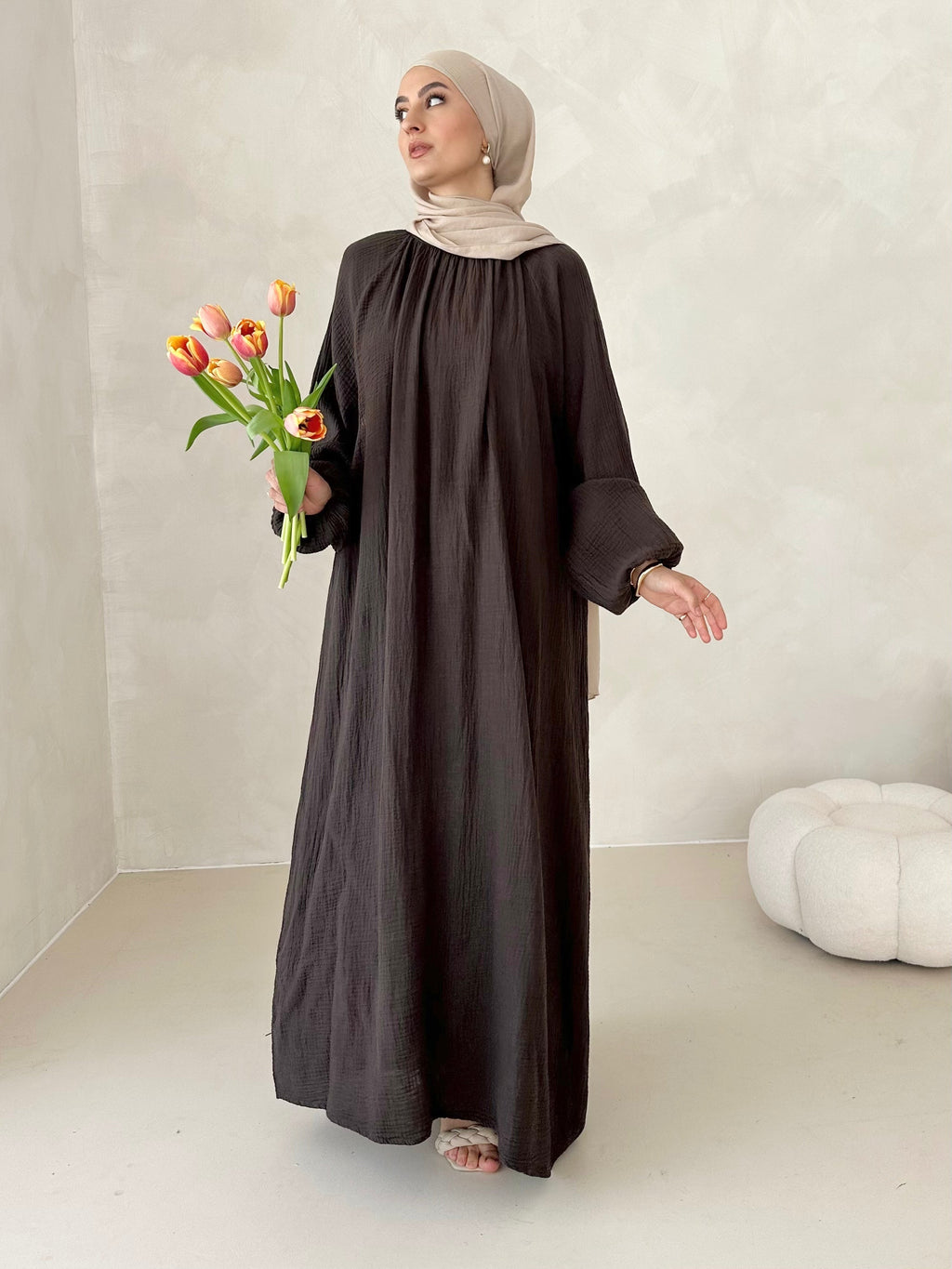 Robe en mousseline