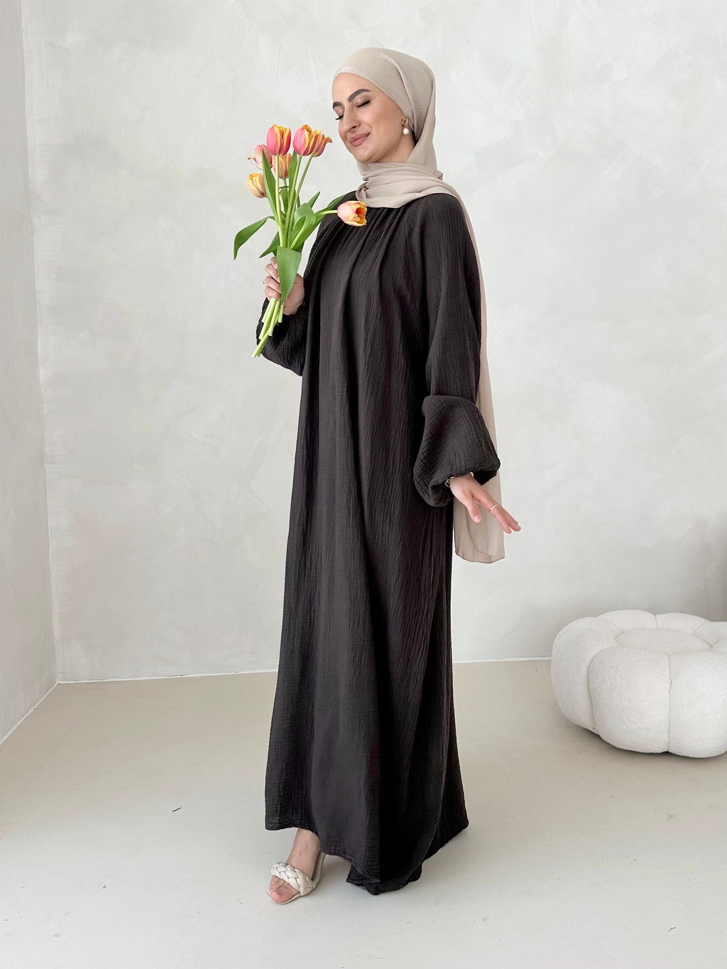 Robe en mousseline
